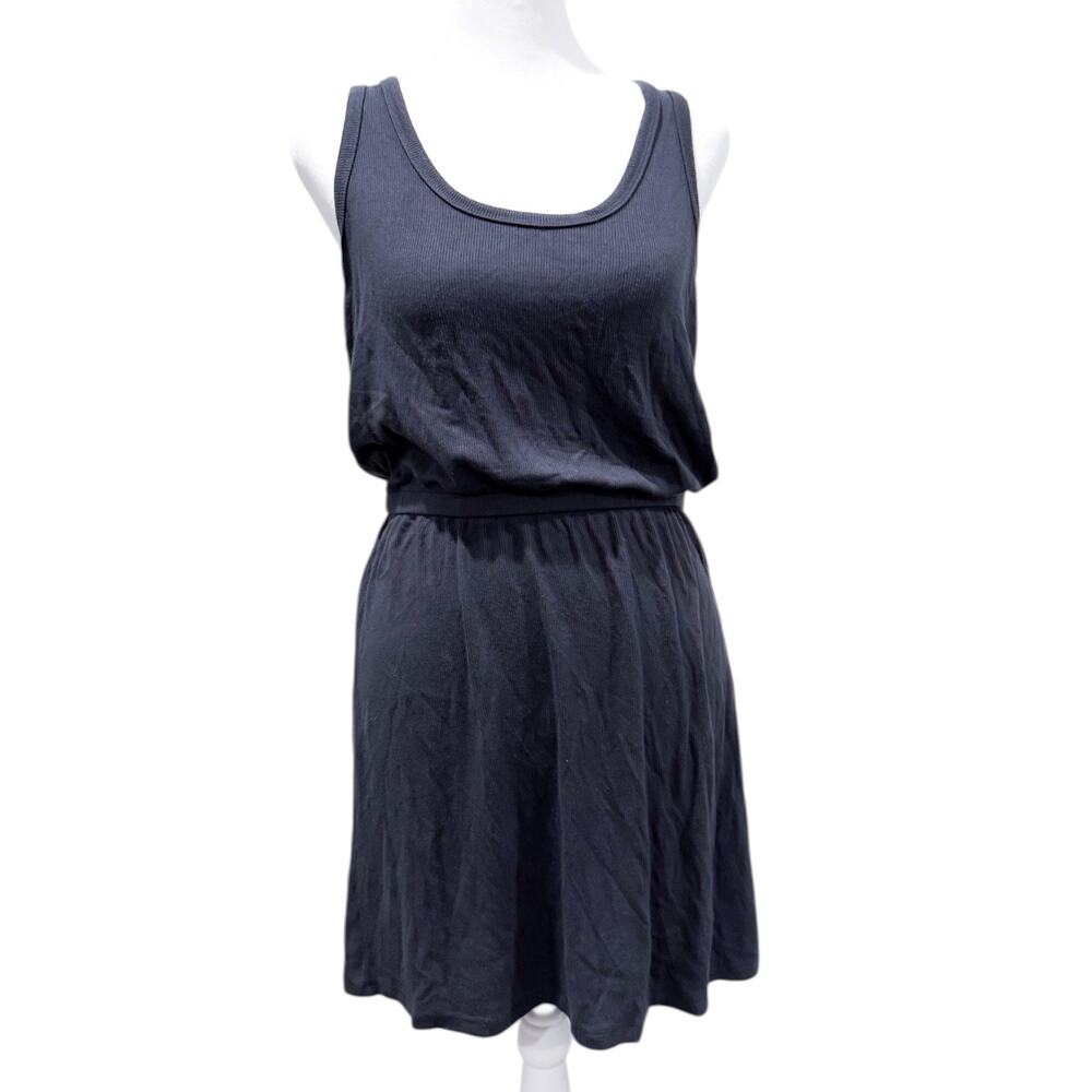 SPIRITUAL GANGSTER Day Off Ribbed Mini Dress Gray Sleeveless Medium GUC - Picture 2 of 6